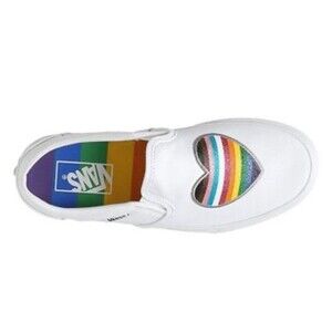 Vans Unisex Asher Pride Slip On Sneaker OldSkool SK8 80s 90s Vegan Y2K Retro 6.5